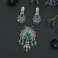 Crystal Pendant Set with Ornamental Arch Composition