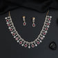 Classical openwork layout bridal Gj necklace set for elegant festive wear