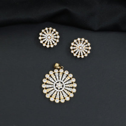 Artistic Pendant Set with Symmetrical Radiating Arrangement