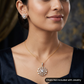 Designer Pendant Set with Rectangular Cluster Craftsmanship