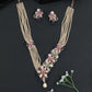 Crystal Blossom Pearl Necklace with Statement Centerpiece