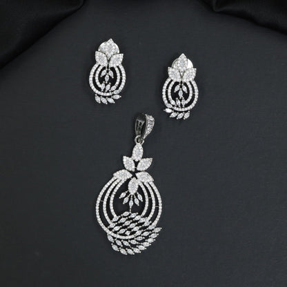 Timeless Pendant Set with Botanical Inspired Design