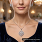 Geometric Pendant Set with Matching Stud Earrings