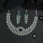 Leaf Garland Necklace Set with Floral Rosette Centrepiece