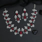 Decorative Bloom Necklace Set with Floral Garland