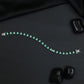 Rhodium Bracelet with Linked Leaf Elements and Graceful Silhouette