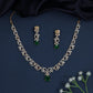 Vine Link Necklace with Sculpted Centerpiece Design