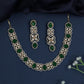 Botanical Blossom Necklace with Floral Station Detailing