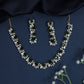 Floral Cascade Gj Necklace with Sculpted Collar Silhouette