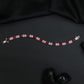 Rhodium Bracelet with Alternating Elongated and Rectangular Links