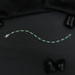 Rhodium Bracelet with Rectangular Links and Bar Connectors