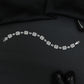 Regal rhodium bracelet with square link sequence