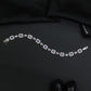 Regal rhodium bracelet with square link sequence