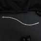 Fashion rhodium bracelet showcasing alternating motif artistry