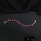Luxe rhodium bracelet with alternating wave link artistry