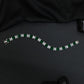 Rhodium Bracelet with Symmetrical Link Pattern and Bar Accents