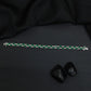 Rhodium Bracelet with Double Row Link Design