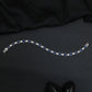Rhodium Bracelet Featuring Framed Rectangular Links and Circular Elements