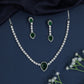 Heritage rhodium necklace showcasing couture gemstone artistry