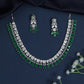 Scalloped Collar Necklace with Graduated Fringe Drop Detailing