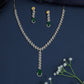 Flowing Marquise Link Necklace with Sculpted Y-Drop Styling