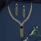 Fashion Week GJ Necklace Set with Geometric Fringe