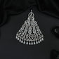 Regal Jhumar with Layered Floral Arrangement and Drops