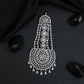 Jhumar with Concentric Halo Design and Decorative Drop Accents