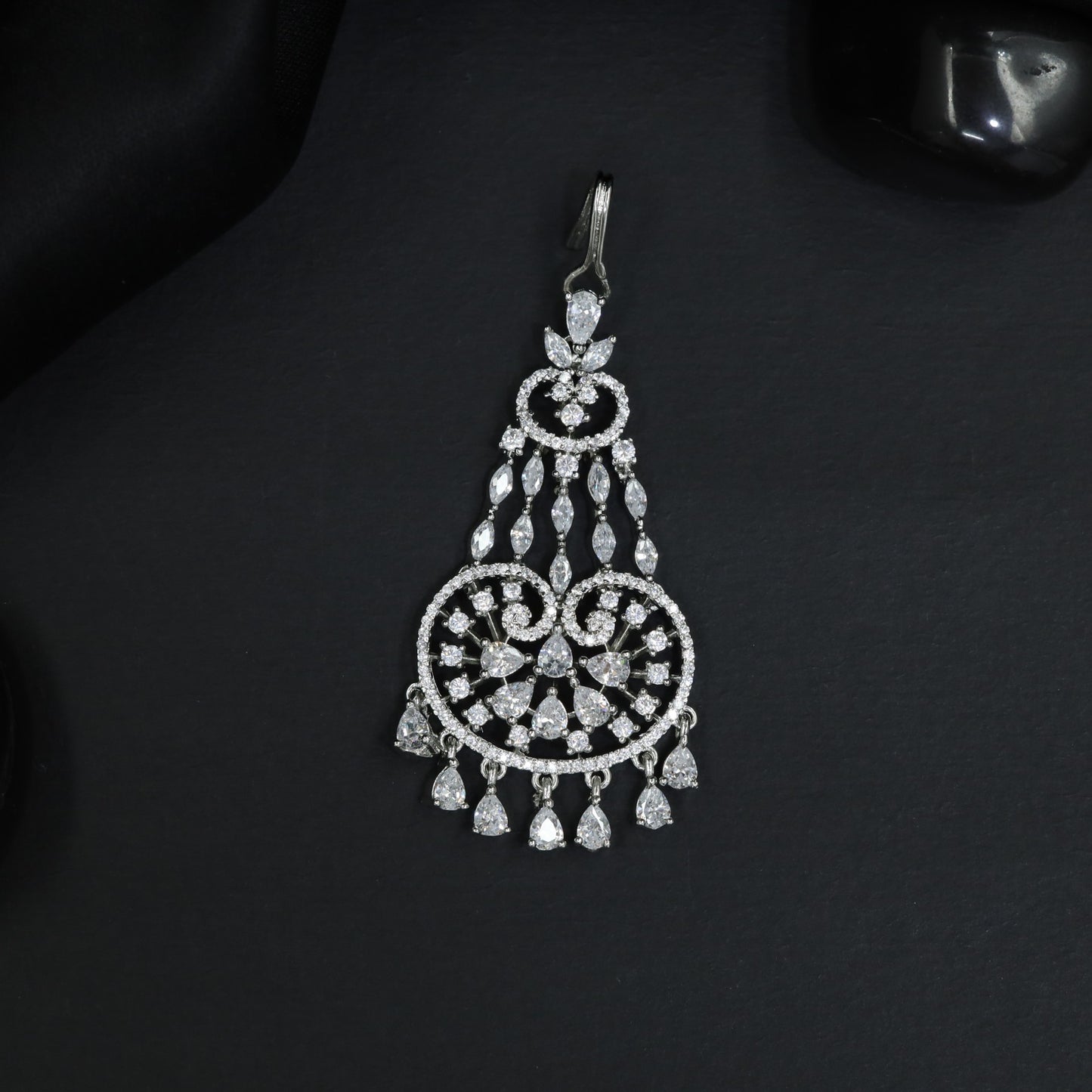 Heritage Jhumar with Circular Framework and Hanging Accents