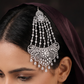 Luxury Jhumar with Floral Centrepiece and Descending Strands