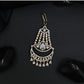 Traditional Jhumar with Decorative Crescent Pattern and Fringe