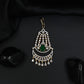 Traditional Jhumar with Decorative Crescent Pattern and Fringe