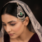 Traditional Jhumar with Decorative Crescent Pattern and Fringe