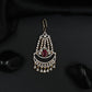Traditional Jhumar with Decorative Crescent Pattern and Fringe