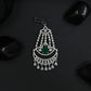 Traditional Jhumar with Decorative Crescent Pattern and Fringe