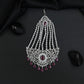 Statement Jhumar with Floral Burst Motif and Cascading Strands