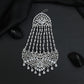 Jhumar with Scrollwork Design and Cascading Tassel Strands