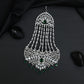 Jhumar with Scrollwork Design and Cascading Tassel Strands