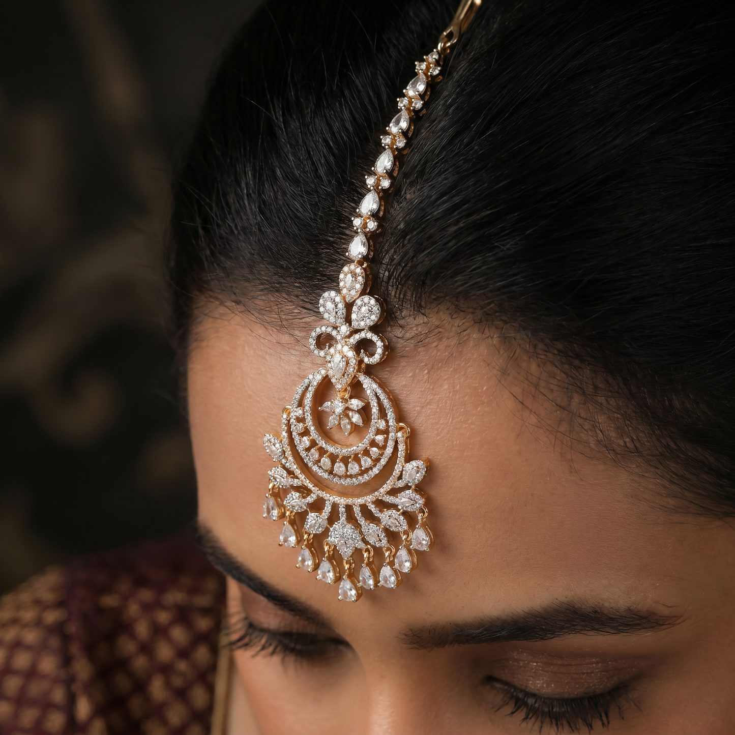 Tikka Featuring Decorative Arches and Floral Drop Fringe