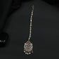 Tikka Featuring Decorative Crescent Pattern and Fringe Elements