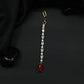 Elegant Tikka with Graduated Pear Elements and Pendant Detail