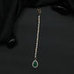 Minimalist Tikka with Pear Shaped Pendant Design