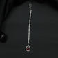 Minimalist Tikka with Pear Shaped Pendant Design