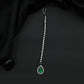 Minimalist Tikka with Pear Shaped Pendant Design