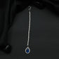 Minimalist Tikka with Pear Shaped Pendant Design