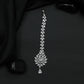 Floral Arrangement Tikka with Suspended Drop Detail
