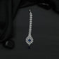 Floral Arrangement Tikka with Suspended Drop Detail
