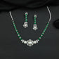 Necklace with Decorative Side Accents and Pearl Center Feature