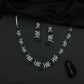 Necklace Featuring Alternating Floral Clusters and Pear Elements