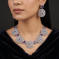 Necklace Featuring Circular Medallions and Geometric Connectors